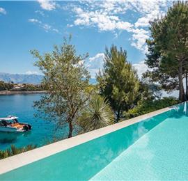 Luxury 6 Bedroom Brac Island Beach Front Villa With Heated Infinity Pool and lift near Sumartin sleeps 12